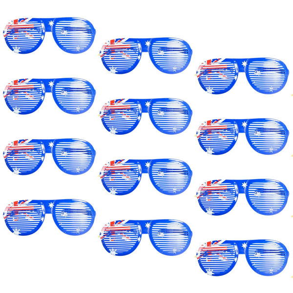 Br Apparel Jumbo Party Costume Glasses Australian Flag Design Wayfarer Oversized 26Cm Wide Party Gags & Tricks
