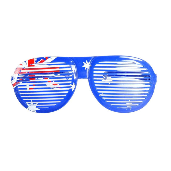 Br Apparel Jumbo Party Costume Glasses Australian Flag Design Wayfarer Oversized 26Cm Wide Party Gags & Tricks