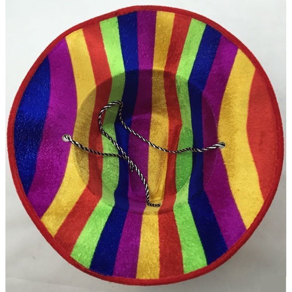 Br Costumes Rainbow Striped Cowboy Hat Trilby Fedora Clown Cap Lgbt Gay Pride Party Hats