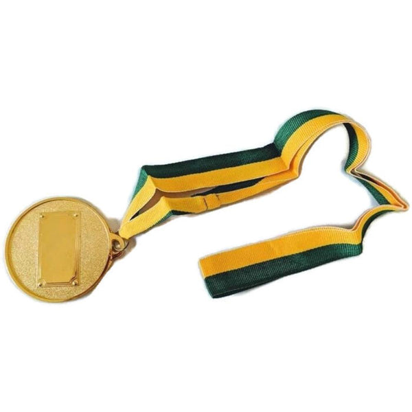 Br Costumes Metal Winner Gold Medal 1St Party Favours Sports Day 40Cm Ribbon Green/Gold Other Party Supplies