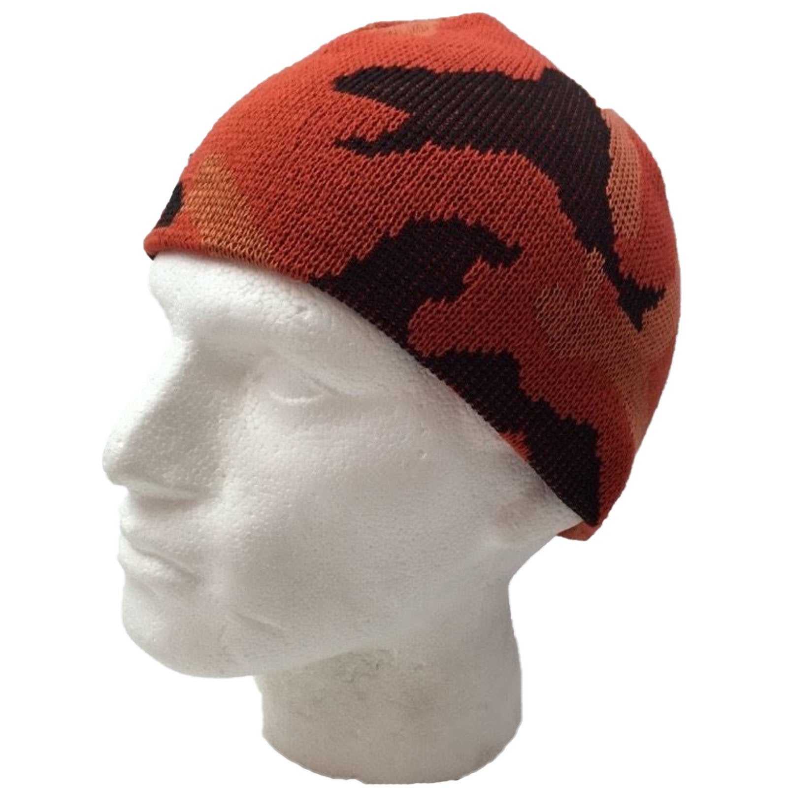 Br Apparel Camo Beanie Hat Winter Ski Army Military Camouflage Hunter Cap Warm Orange Beanies