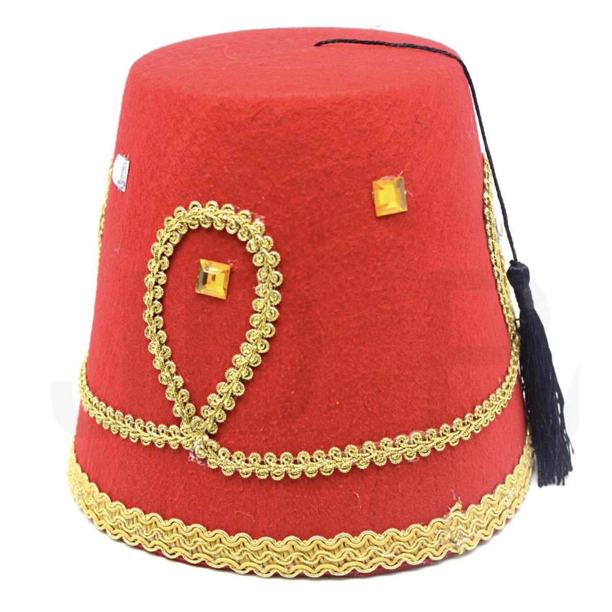 Br Costumes Deluxe Turkish Hat Red Green Fez Tarboosh Dress Up Party Moroccan Hats