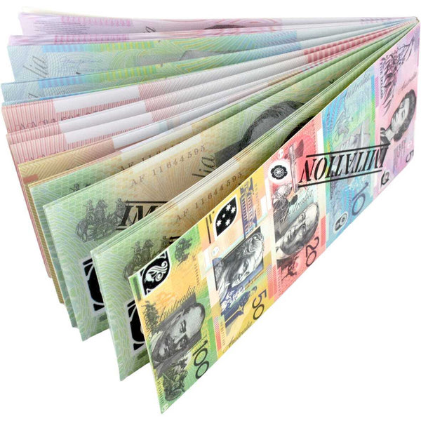 Br Apparel Assorted Dollar Australian Souvenir Note Pad Fake Aud Money 1 Pack Of 50 Sheets Notebooks