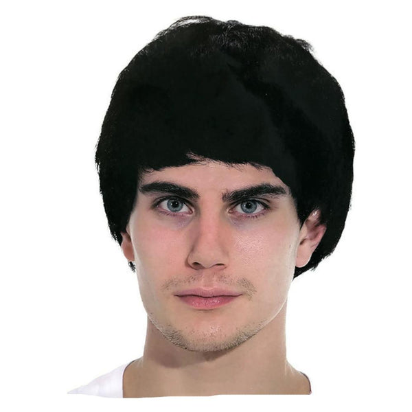 Br Costumes Mens Party Wig Dress Up Fancy Classic Style Black Wigs Facial Hair