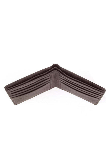 Dents Rfid Pebble Grain Bifold Slim Leather Wallet Chocolate Wallets