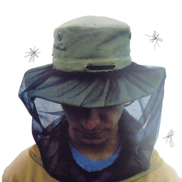 Br Outdoor Mosquito Hat Net Head Protector Bee Bug Mesh Insect Mozzie Fishing Fly Black Hats & Headwear