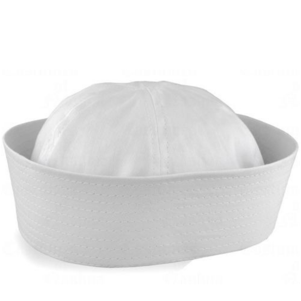 Br Costumes Adult White Sailor Hat Marine Unisex Gob Captain Navy Hen's Night Doughboy Hats