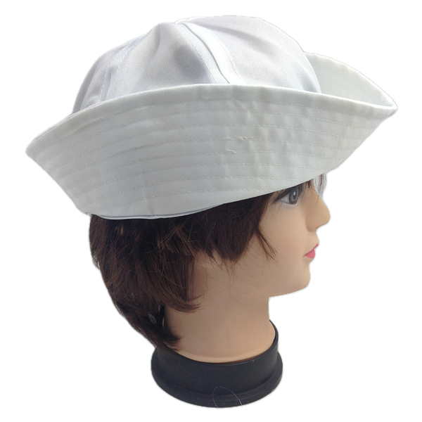 Br Costumes Adult White Sailor Hat Marine Unisex Gob Captain Navy Hen's Night Doughboy Hats
