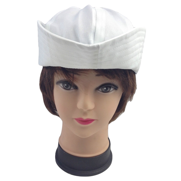 Br Costumes Adult White Sailor Hat Marine Unisex Gob Captain Navy Hen's Night Doughboy Hats