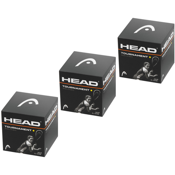 Head Tournament Squash Ball Advanced Training Competition 3 Balls Racquets