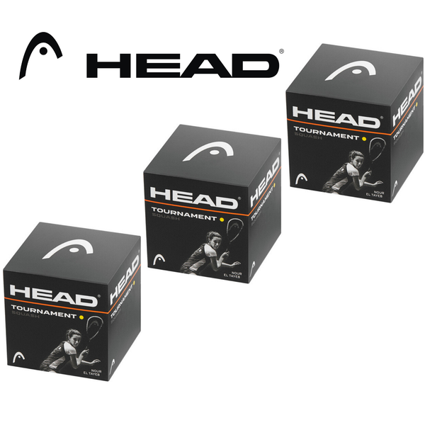 Head Tournament Squash Ball Advanced Training Competition 3 Balls Racquets