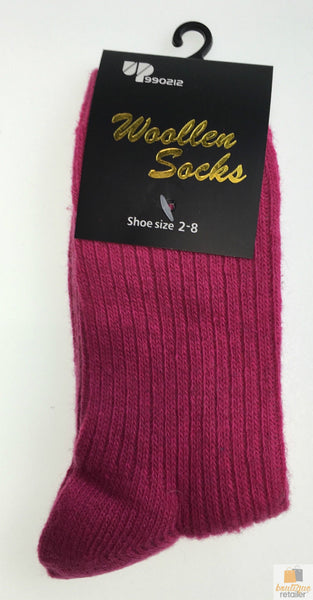 Br Apparel 2 Pairs Wool Blend Ladies Womens Thick Soft Work Thermal Warm Winter Assorted Colour Size 2 8 Socks