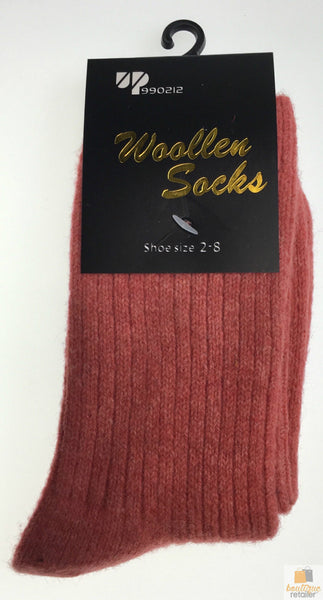 Br Apparel 2 Pairs Wool Blend Ladies Womens Thick Soft Work Thermal Warm Winter Assorted Colour Size 2 8 Socks