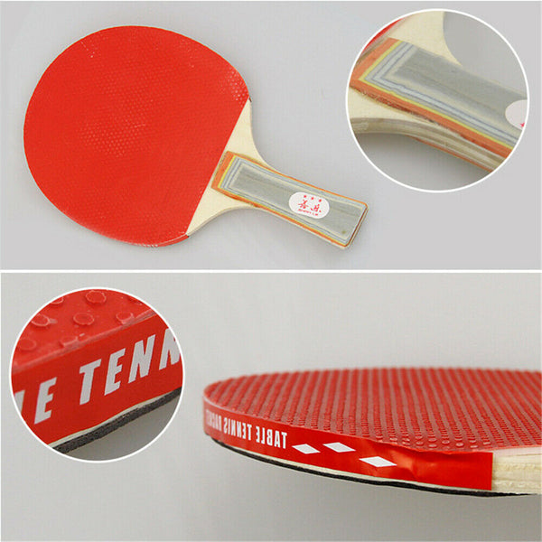 2 Players Table Tennis Set Rackets Bats With 3 Ping Pong Balls Home Sports Table Tennis Sets