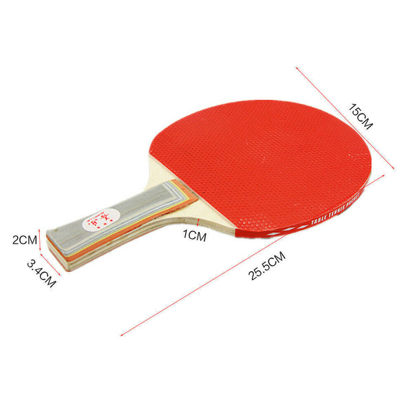 2 Players Table Tennis Set Rackets Bats With 3 Ping Pong Balls Home Sports Table Tennis Sets