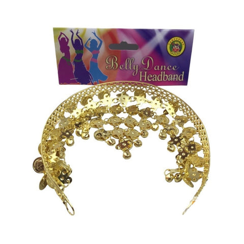 Br Apparel Belly Dance Headband Tribal Bollywood Gypsy Costume Accessory Indian Boho For Performance Headbands