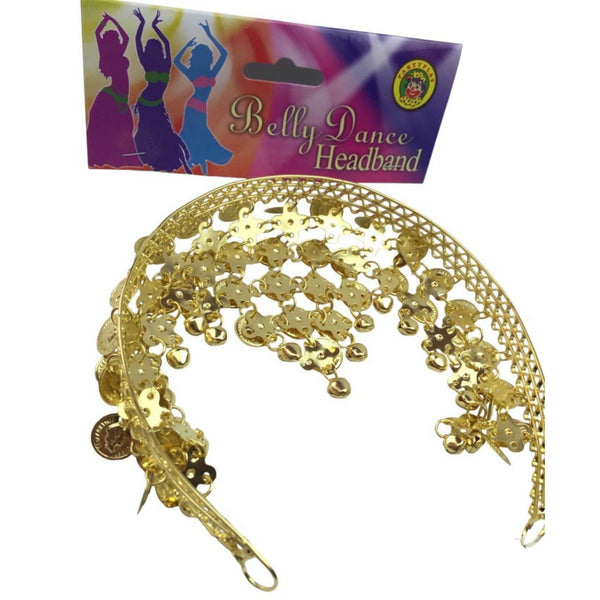 Br Apparel Belly Dance Headband Tribal Bollywood Gypsy Costume Accessory Indian Boho For Performance Headbands