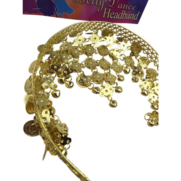 Br Apparel Belly Dance Headband Tribal Bollywood Gypsy Costume Accessory Indian Boho For Performance Headbands
