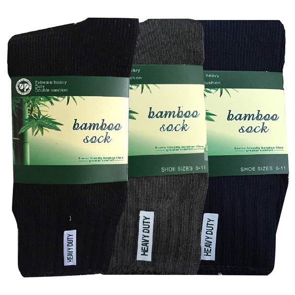 Work Mens Heavy Duty Cushioned Breathable Size 11 14 Socks