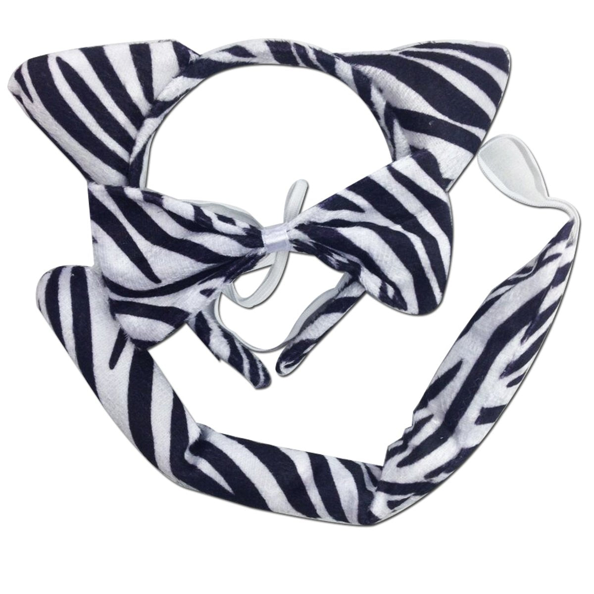 Br Costumes 3Pcs Set Animal Dress Up Party Bow Tie Tail Ears Book Week Zebra Unisex Costumes