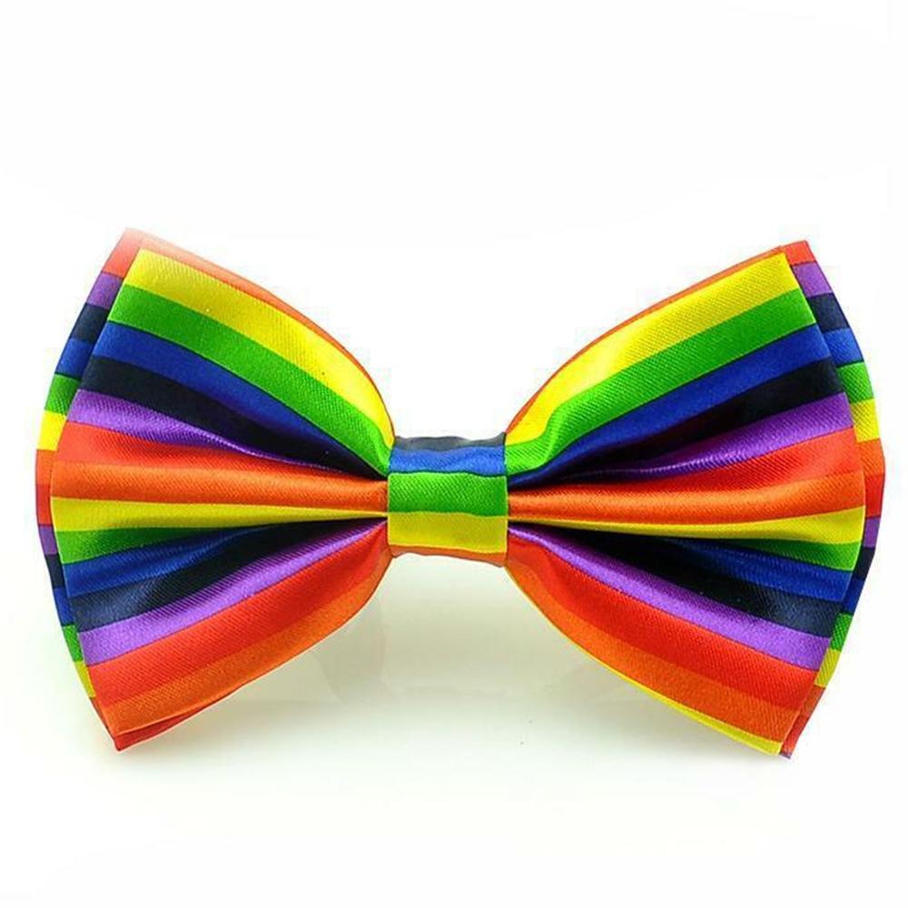 Br Costumes Rainbow Stripe Bow Tie Bowtie Wedding Party Gay Lesbian Price Lgbt Unisex Costumes
