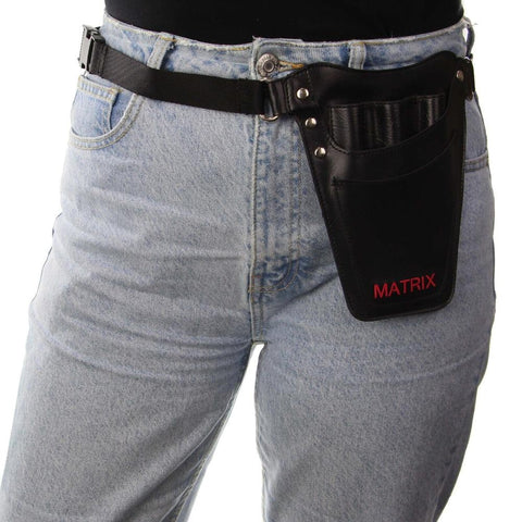 Matrix Leather Tool Belt Barber Hairdressing Pouch Scissor Waist Bag Tool Bags Belts & Pouches