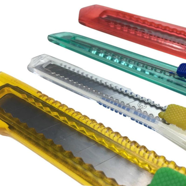 Br Costumes 4X Box Cutter Knife Retractable Blade Snap Off Razor Durable Opener Slide Lock Cutters & Trimmers