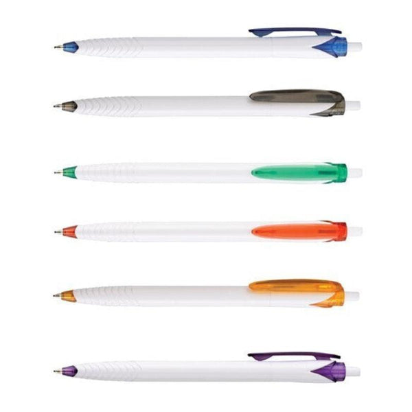 Br 50X Ball Point Pen Gift School Office Business Ballpoint Assorted Bulk Pack Ball Point Pens