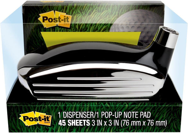 76X76mm Post It Pop Up Notes Golf Dispenser Stationary Notepad Sticky Notes