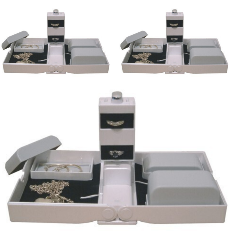 Veile Studios Br 3X Earring Necklace Jewellery Case Organizer Display Jewelery Holder Storage Rack Jewellery Holders & Organisers