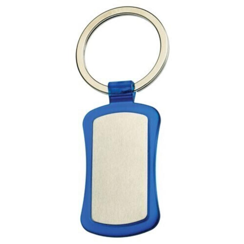 Br Apparel 50X Duo Key Tag Ring School Bag Badge Bulk Blue Keyrings