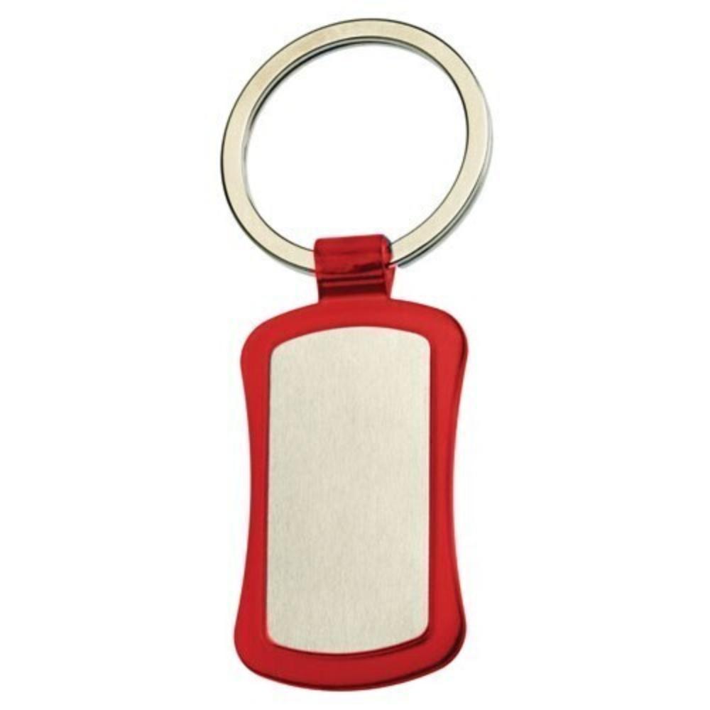 50X Duo Key Tag Ring Keyring School Bag Badge Bulk Red Keyrings