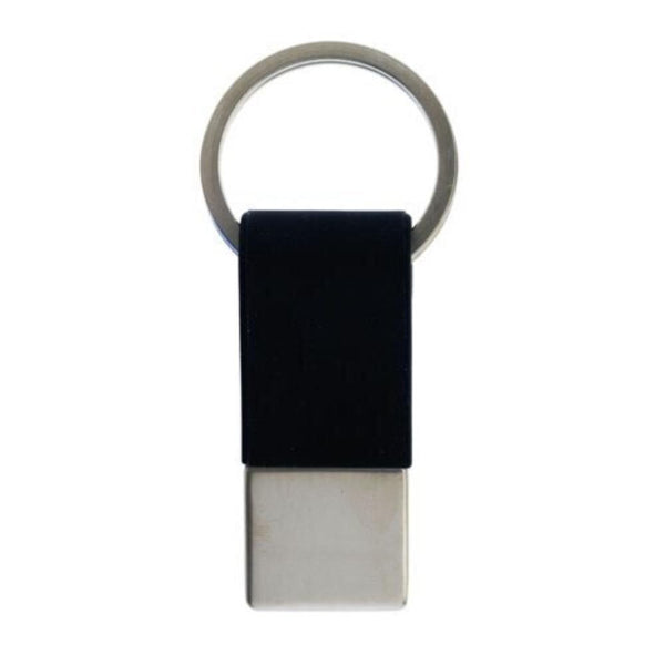 Coda Key Tag Ring School Bag Badge Black Keyrings