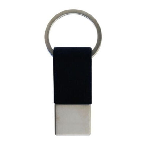 Coda Key Tag Ring School Bag Badge Black Keyrings