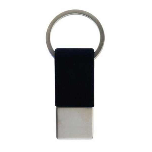 Coda Key Tag Ring School Bag Badge Black Keyrings