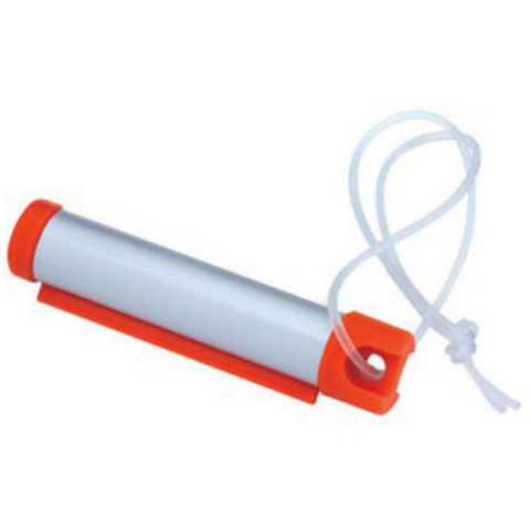 Br Travel 6X Funky Luggage Cylinder Tag Rollout Label For Address Details Silver/Orange Luggage Tags