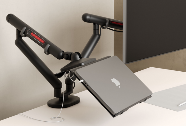 Ufou Kyber Monitor Arm Single Mount Bracket Heavy Duty Star Wars Black Monitor Mounts & Stands