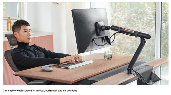 Ufou Kyber Monitor Arm Single Mount Bracket Heavy Duty Star Wars Black Monitor Mounts & Stands