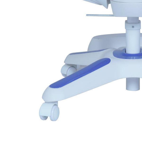 Ergonomic Children Kids Study Chair Set Of 4 Height Adjustable Blue Kids Chairs