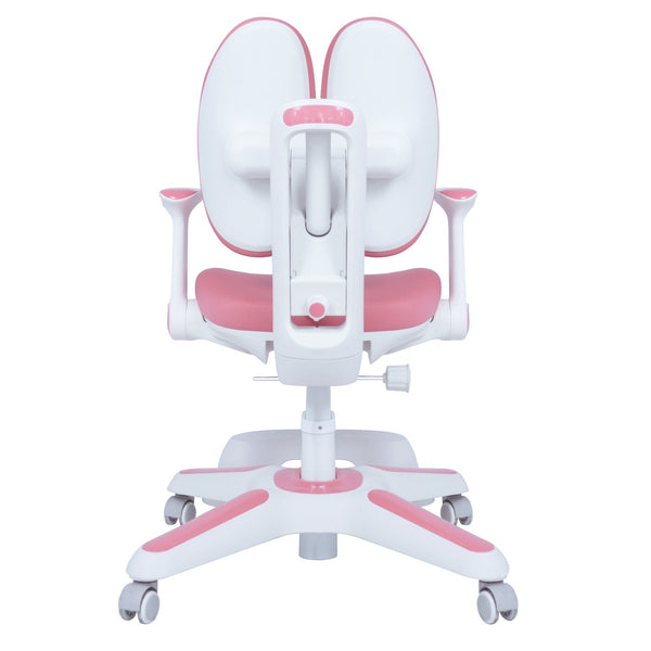 2X Ergonomic Children Kids Study Chairs Height Adjustable Pink Kids Chairs