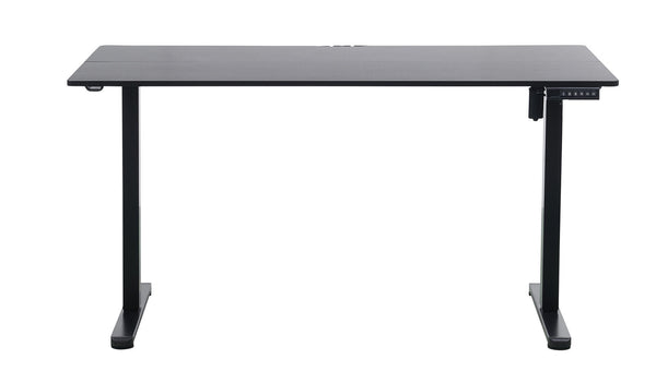140 X 70Cm Electric Standing Desk Height Adjustable Motorised Sit In Black Standing Desks