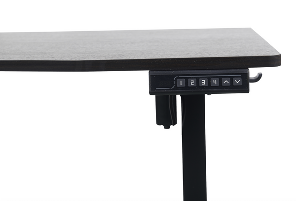140 X 70Cm Electric Standing Desk Height Adjustable Motorised Sit In Black Standing Desks