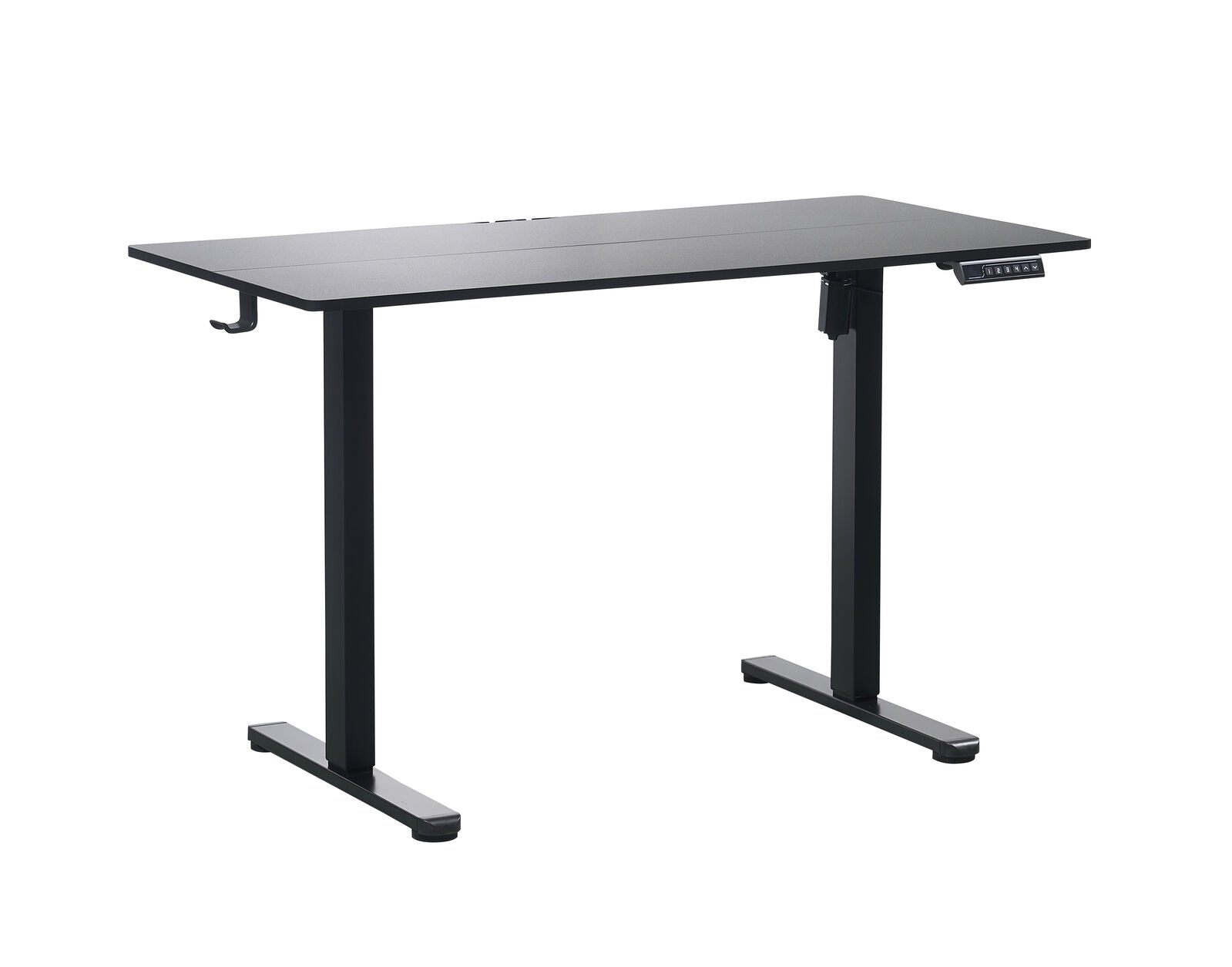 120 X 70Cm Electric Standing Desk Height Adjustable Motorised Sit In Black Standing Desks