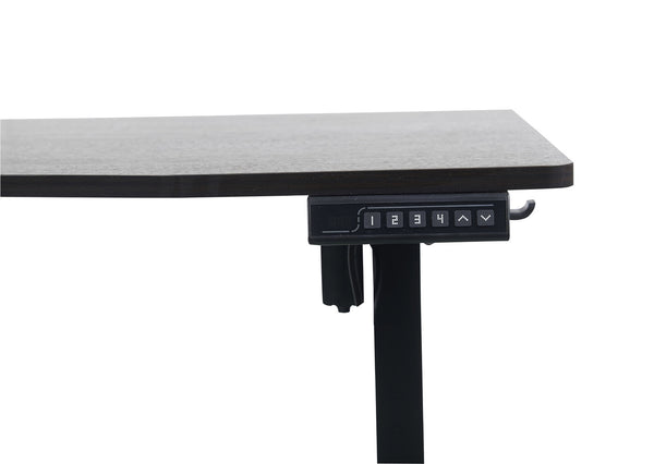 120 X 70Cm Electric Standing Desk Height Adjustable Motorised Sit In Black Standing Desks