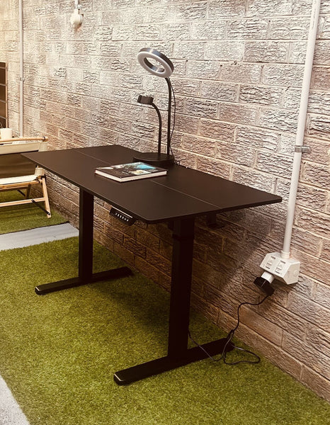 120 X 70Cm Electric Standing Desk Height Adjustable Motorised Sit In Black Standing Desks