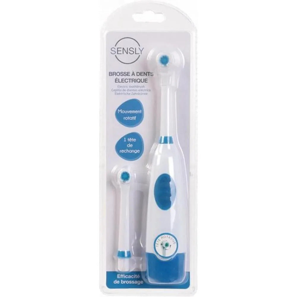 Sensly Electric Toothbrush Dual Battery Operated Adults Assorted Colours Electric Toothbrushes