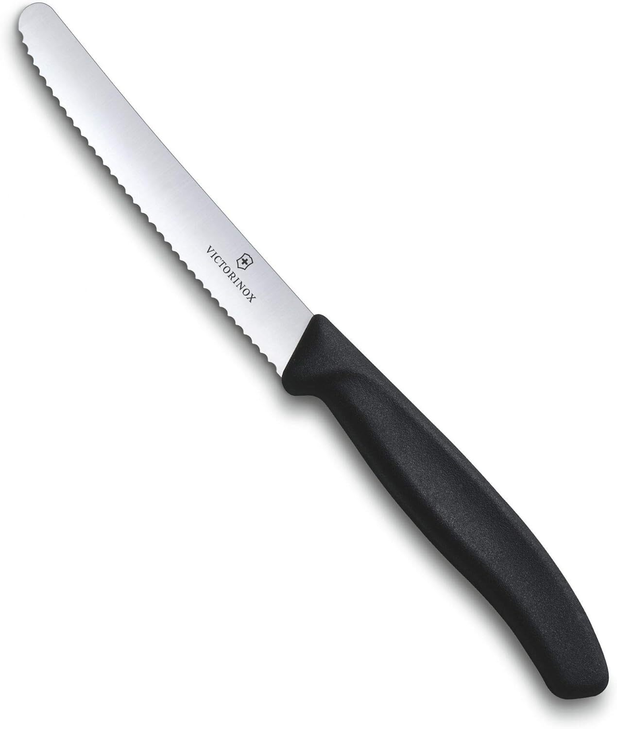 Victorinox Wavy Edge Steak And Tomato Knife Black Knives