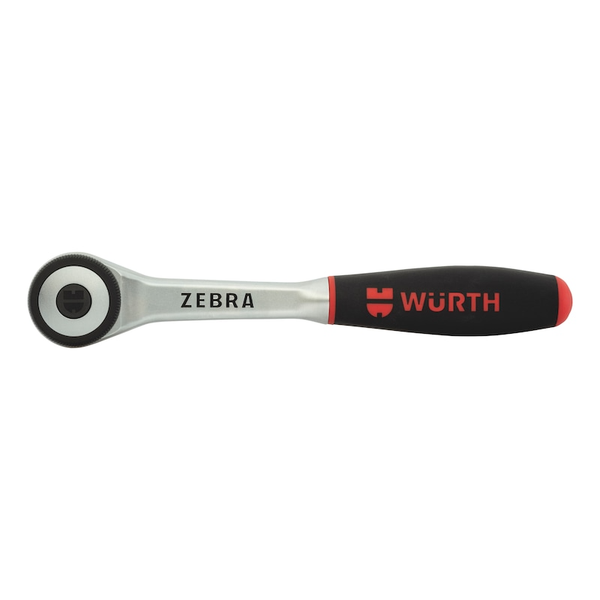 Wurth Zebra Reversible Ratchet 1/2 Inch With 360 Rotating Twist Handle Ratchet Wrenches