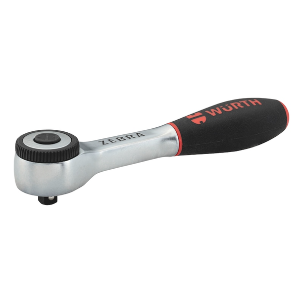 Wurth 1/4" Reversible Ratchet Wrench 360 Degree Twist Handle Chrome Vanadium 135Mm Ratchet Wrenches