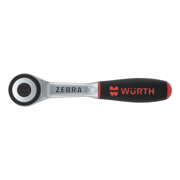 Wurth 1/4" Reversible Ratchet Wrench 360 Degree Twist Handle Chrome Vanadium 135Mm Ratchet Wrenches